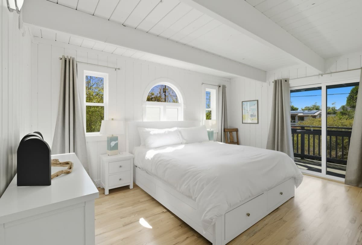 A second bright bedroom