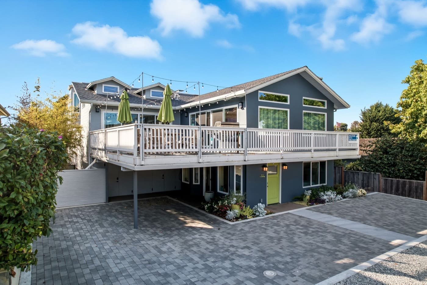 The house from above
